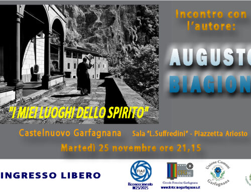 Incontro con l’autore AUGUSTO BIAGIONI
